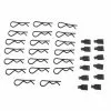 Duratrax 1/8 Body Clips (20) & Rubber Pull Tabs (12) for Parts, Electronics & Accessories