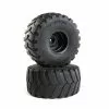 Duratrax Munition MT 2.2 Mounted Tires, Black (2) for Tires & Wheels