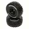 Duratrax SpeedTreads Breakaway SC Front Black Mounted (2): Traxxas Slash/Rustler, ECX 4X4 for Tires & Wheels -Duratrax store online DTXC2925 A0 00H6U23O