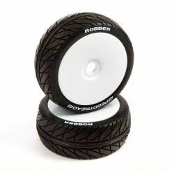 Duratrax SpeedTreads Robber Mounted (2): 1/8 Buggy for Tires & Wheels