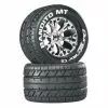 Duratrax Bandito MT 2.8" 2WD Mounted Front C2 Tires, Chrome (2) for Tires & Wheels -Duratrax store online DTXC3501 A0 HG0LOH9E