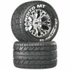 Duratrax Bandito MT 2.8" Mounted 1/2" Offset Tires, Chrome (2) for Tires & Wheels
