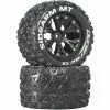 Duratrax Sidearm MT 2.8" Mounted 1/2" Offset C2 Tires, Black (2) for Tires & Wheels