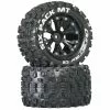 Duratrax Six-Pack MT 2.8" 2WD Mounted Rear C2 Tires, Black (2) for Tires & Wheels -Duratrax store online DTXC3520 A0 AMYI2SPC