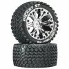Duratrax Picket ST 2.8" 2WD Mounted 1/2" Offset Tires, Chrome (2) for Tires & Wheels -Duratrax store online DTXC3551 A0 9HVM6MZ3