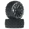 Duratrax Lockup ST 2.8" 2WD Mounted Rear Tires, Black(2) for Tires & Wheels