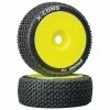Duratrax X-Cons 1/8 C2 Mounted Buggy Tires, Yellow (2) for Tires & Wheels 1 Duratrax X-Cons 1/8 C2 Mounted Buggy Tires, Yellow (2) for Tires & Wheels -Duratrax store online DTXC3612 A0 M8Z8V6O4