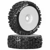 Duratrax Lockup 1/8 C2 Mounted Buggy Tires, White (2) for Tires & Wheels -Duratrax store online DTXC3615 A0 OM8GXZJ0