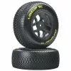 Duratrax Lineup 1/10 SC Tire C2 Mounted Tires: SCTE 4x4 (2) for Tires & Wheels