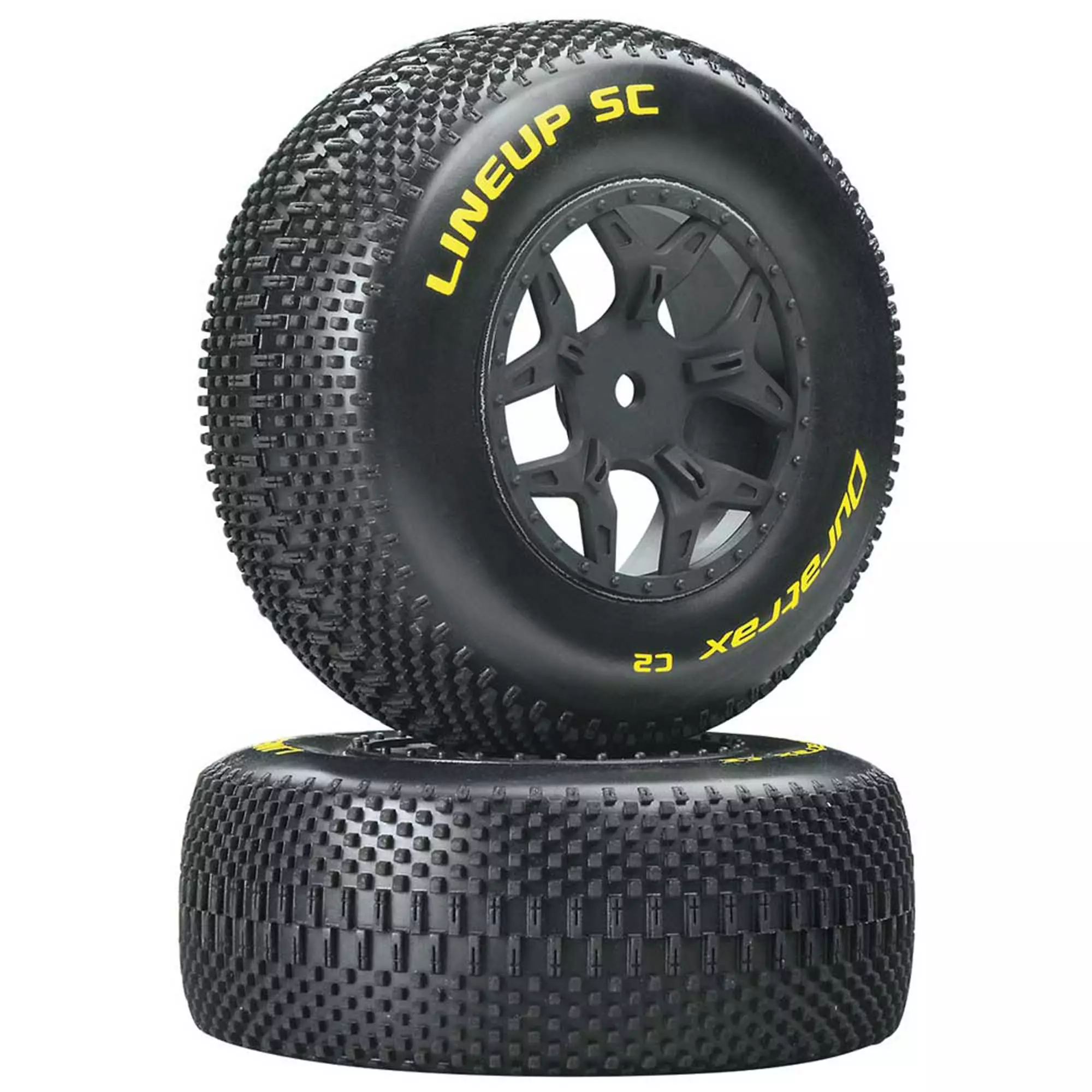 Duratrax Lineup 1/10 SC Tire C2 Mounted Tires: SCTE 4x4 (2) for Tires & Wheels 3 Duratrax Lineup 1/10 SC Tire C2 Mounted Tires: SCTE 4x4 (2) for Tires & Wheels