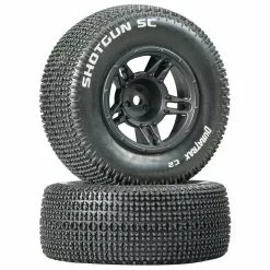 Duratrax 1/10 Shotgun SC Tire C2 Mounted Front Tires: Slash (2 for Tires & Wheels