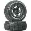 Duratrax Shotgun SC Tire C2 Mounted Rear Tires: Slash (2) for Tires & Wheels