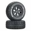 Duratrax Bandito SC C2 Mounted Tires: SC10 4x4 (2) for Tires & Wheels