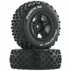 Duratrax Punch SC C2 Front Rear Mounted Tires: Slash 4x4 Blitz (2) for Tires & Wheels