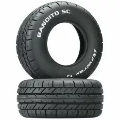 Duratrax Bandito SC On-Road Tires C2 (2) for Tires & Wheels