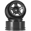 Duratrax SC Rear Wheels, Black: Slash/Blitz/SCRT10 (2) for Tires & Wheels