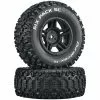 Duratrax Six-Pack SC C2 Mounted Tires: Slash 4x4 Blitz Front Rear (2) for Tires & Wheels
