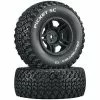 Duratrax Picket SC C2 Mounted Tires: Slash 4x4 Blitz Front Rear (2) for Tires & Wheels