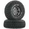 Duratrax Scaler CR C3 Mounted 1.9" Crawler Tires, Chrome (2) for Tires & Wheels