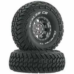 Duratrax Scaler CR C3 Mounted 1.9" Crawler Tires, Chrome (2) for Tires & Wheels