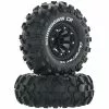 Duratrax Showdown CR C3 Mounted 2.2" Crawler Tires, Black (2) for Tires & Wheels -Duratrax store online DTXC4050 A0 CHVKGXIT