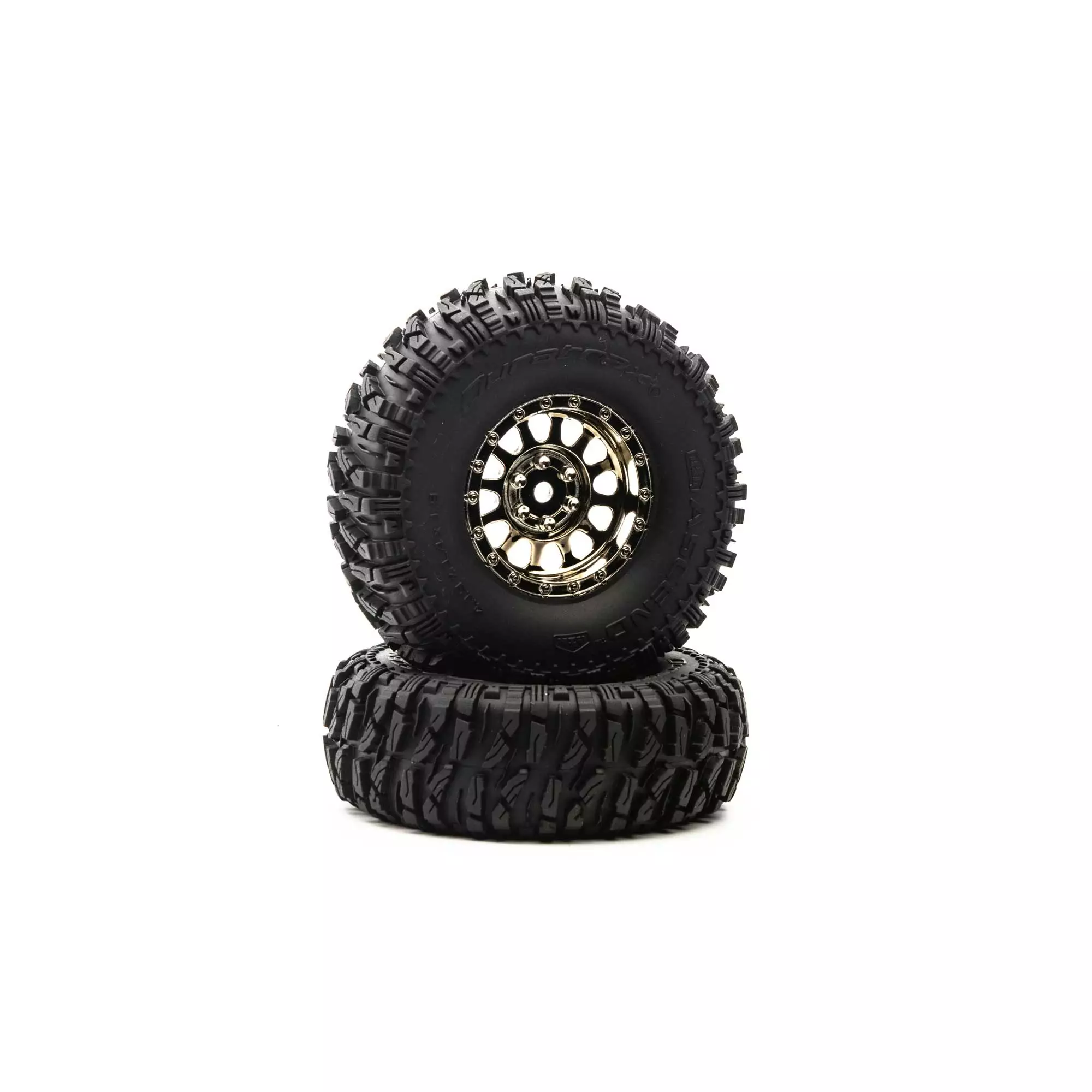 Duratrax Class 1 Ascend CR C3 1.9" Blk/Chr (2) for Tires & Wheels 3 Duratrax Class 1 Ascend CR C3 1.9" Blk/Chr (2) for Tires & Wheels