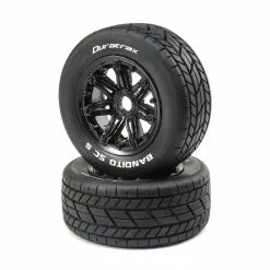 Duratrax Bandito 1/5 SC Sport Mounted Black Tires (2) for Tires & Wheels