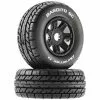 Duratrax Bandito SC Mounted Soft Tires, Black 17mm Hex (2) for Tires & Wheels