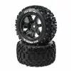 Duratrax Six Pack X Belted Mounted Tires, 24mm Black (2) for Tires & Wheels -Duratrax store online DTXC5502 A0 G88XYFDS