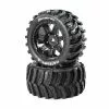 Duratrax Hatchet X Belted Mounted Tires, 24mm Black (2) for Tires & Wheels -Duratrax store online DTXC5503 A0 M3GAZIN1