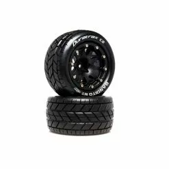 Duratrax Bandito MT Belted 2.8" 2WD Mounted Rear Tires, .5 Offset, Black (2) for Tires & Wheels