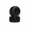 Duratrax Lockup MT Belted 2.8" 2WD Mounted Rear Tires, .5 Offset, Black (2) for Tires & Wheels