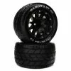 Duratrax Bandito MT Belted 2.8" Mounted Front/Rear Tires, 14mm Black (2) for Tires & Wheels