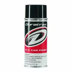Duratrax Polycarb Spray, Basic Black, 4.5 oz for Paints