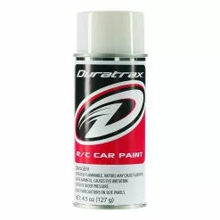 Duratrax Polycarb Spray, Bright White, 4.5 oz for Paints