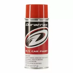 Duratrax Polycarb Spray, Competition Orange, 4.5 oz for Paints
