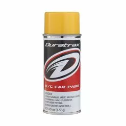Duratrax Polycarb Spray, Mellow Yellow, 4.5 oz for Paints