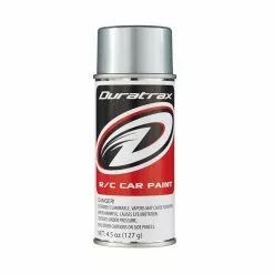Duratrax Polycarb Spray, Silver Streak, 4.5 oz for Paints