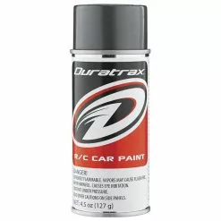Duratrax Polycarb Spray Gun Metal, 4.5 oz for Paints