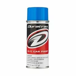 Duratrax Polycarb Spray, Fluorescent Blue, 4.5 oz for Paints