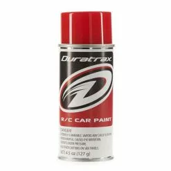 Duratrax Polycarb Spray, Bright Red, 4.5 oz for Paints